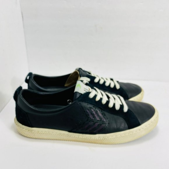 Cariuma Rio Brazil Sz men 11.5 women 13 leather/suede black...